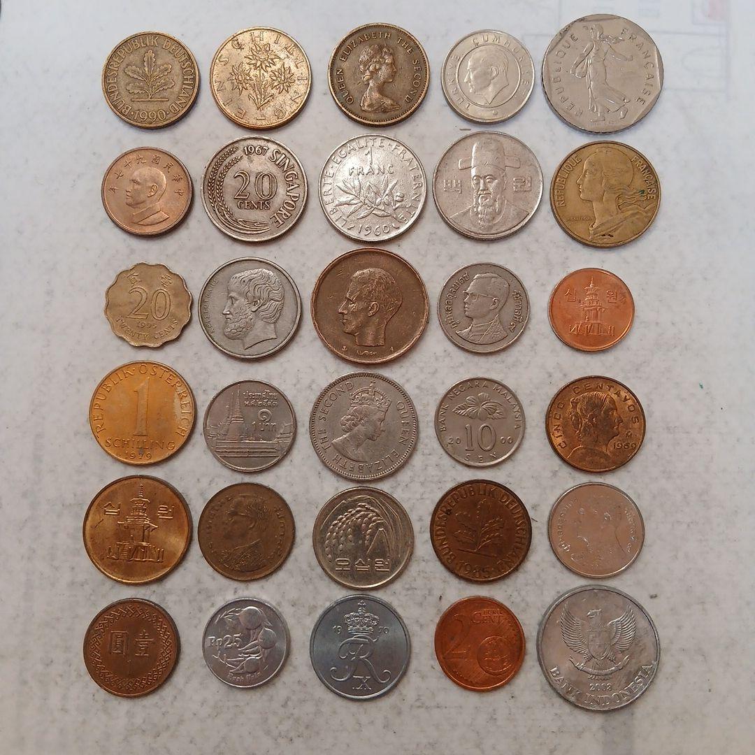 古銭 まとめ売り 硬貨外国コレクション30枚セット 257 - メルカリ