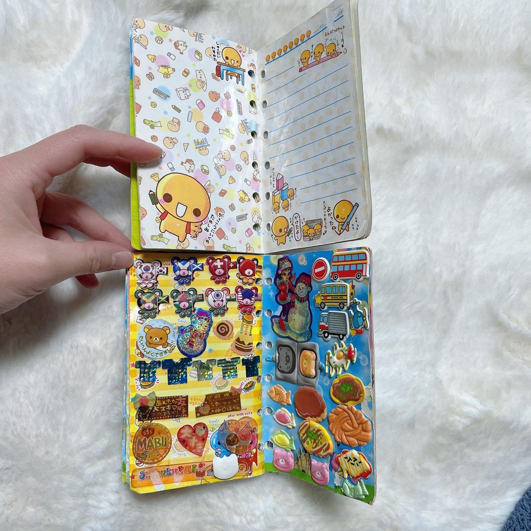 平成レトロ　シール帳 完成品 メゾピアノ　ウォーターシール　サンリオ　キティ