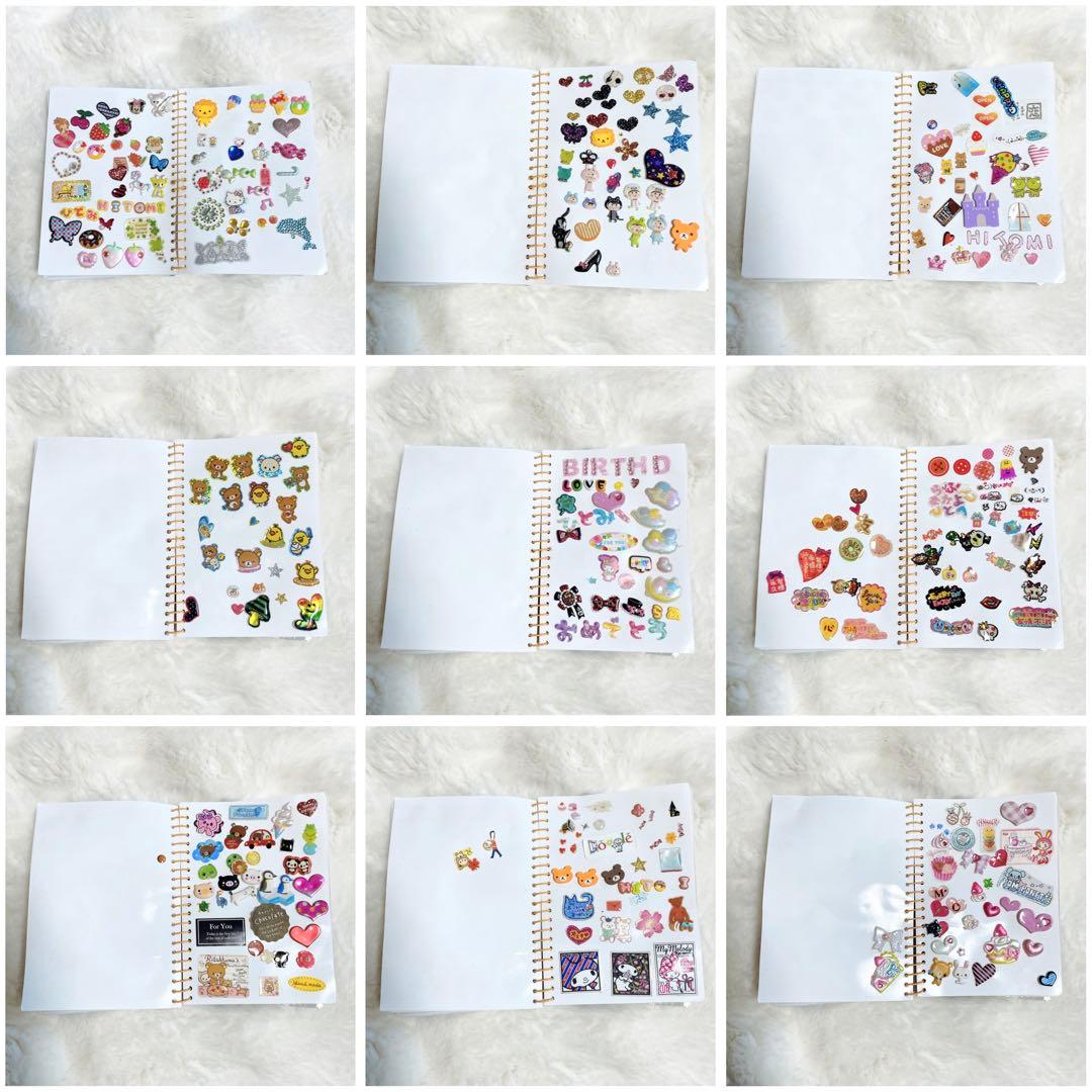 平成レトロ　シール帳 完成品 メゾピアノ　ウォーターシール　サンリオ　キティ