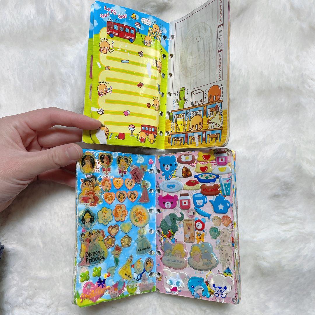 平成レトロ　シール帳 完成品 メゾピアノ　ウォーターシール　サンリオ　キティ