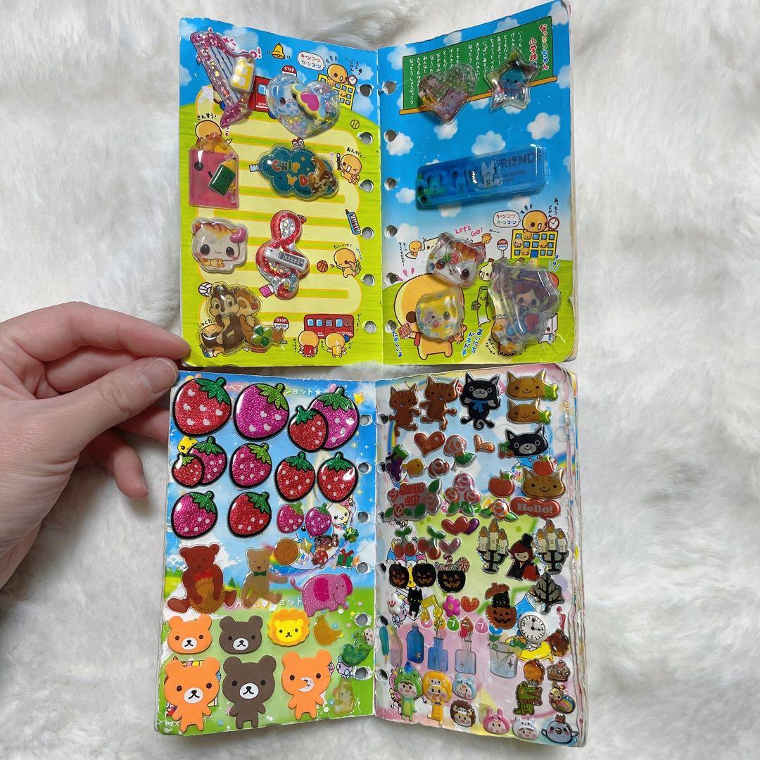平成レトロ　シール帳 完成品 メゾピアノ　ウォーターシール　サンリオ　キティ