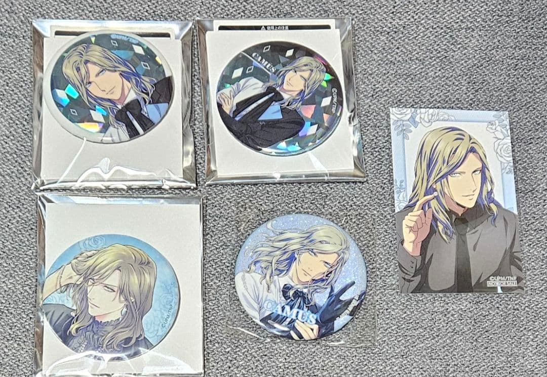 うたプリ タブナイ 缶バッジ カミュ 4点セット - メルカリ