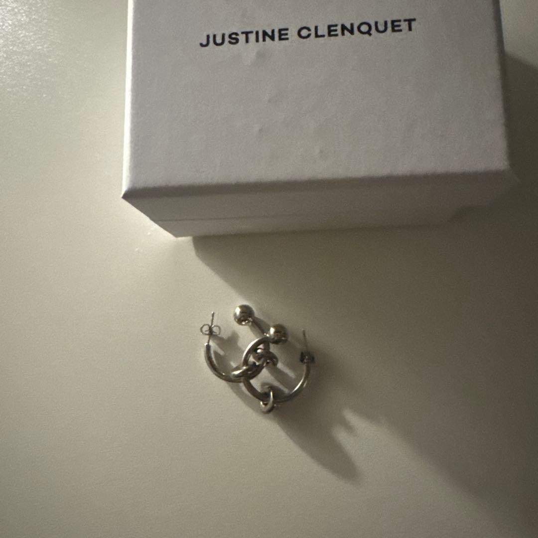 あおばくん着用）JUSTINE CLENQUET シルバー フープピアス - メルカリ
