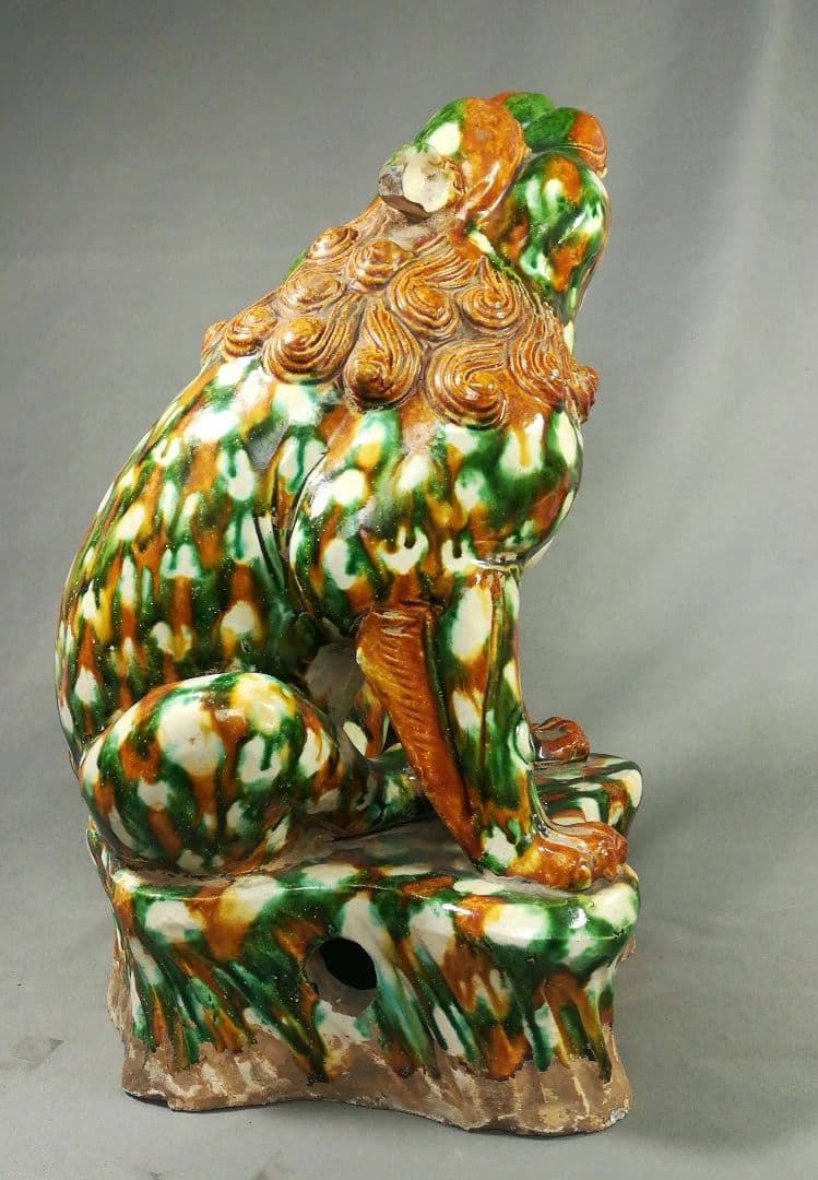 オベサス様専用 三彩 獅子 置物 中国美術 - メルカリ