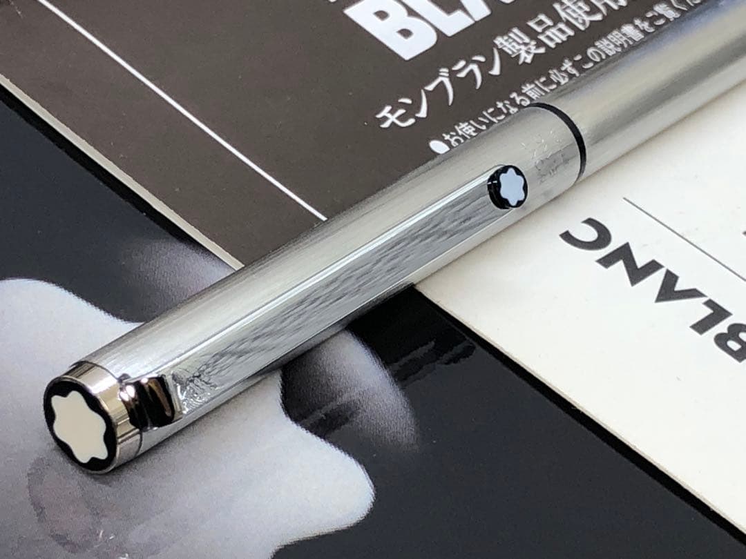 モンブラン☆カスタム・バフ仕上げNo2735☆2色ボールペン鏡面仕上げの