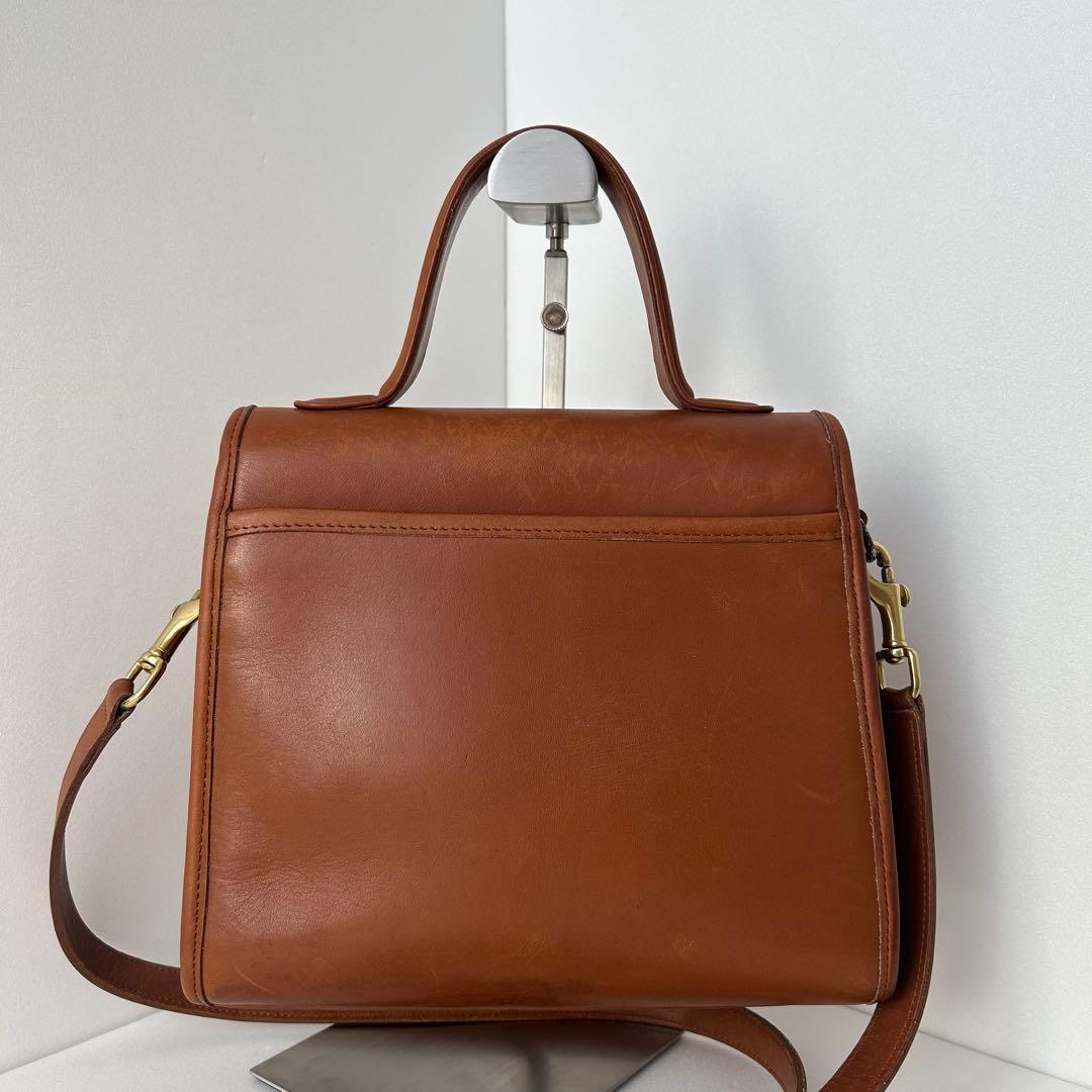 クリーニング済 old coach 9977 Manor Bag USA