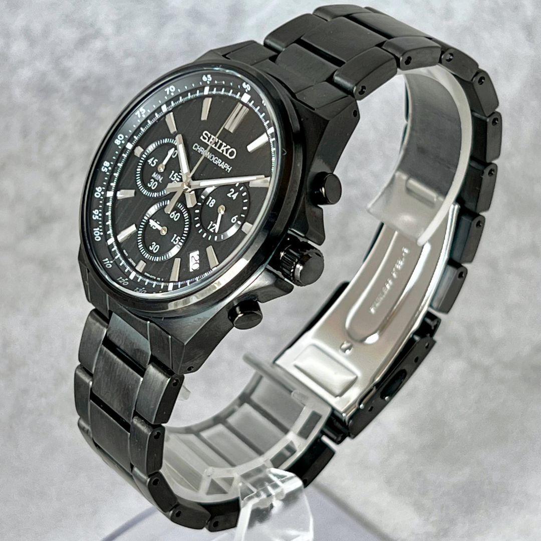 【DAIGO】稼働品 SEIKO メンズ腕時計 クロノグラフ デイト 箱付