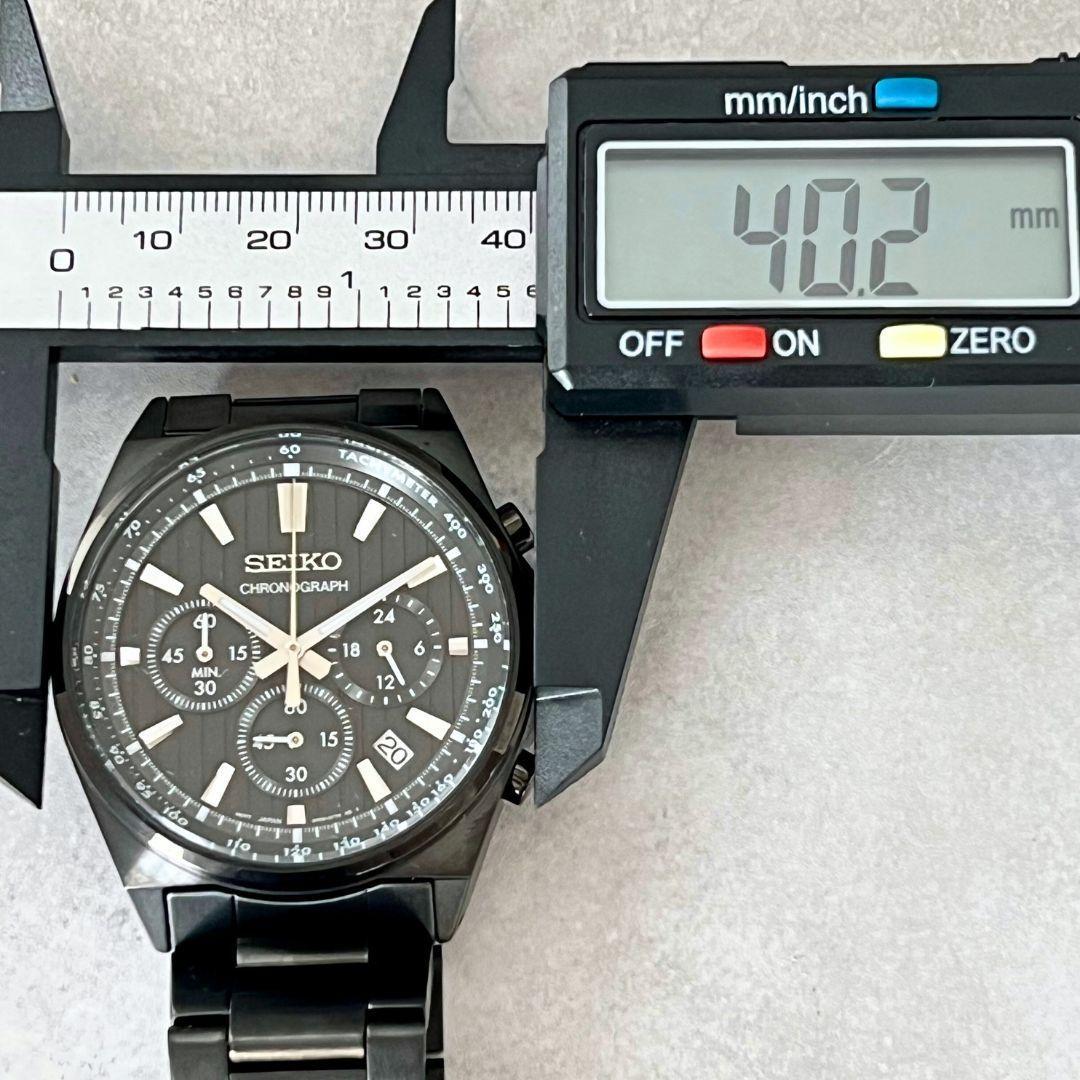 【DAIGO】稼働品 SEIKO メンズ腕時計 クロノグラフ デイト 箱付