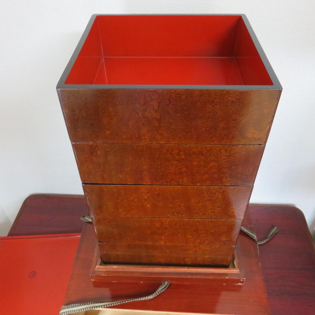 重箱 明治前後 最上級 塗物 漆器 共箱つき