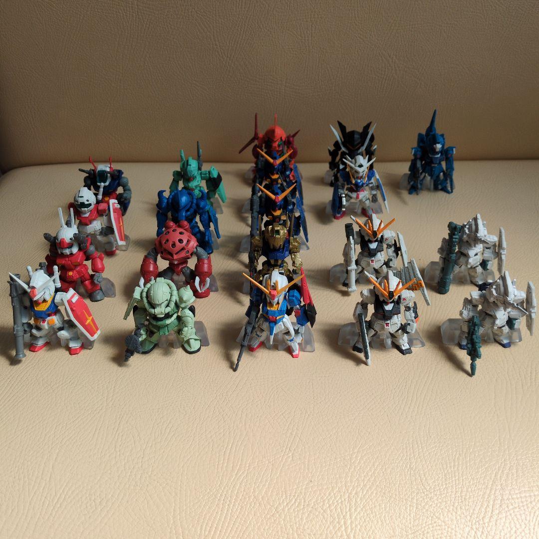 ガンダムコンバージ20体 フィギュアセット 箱無し 開封済 ガンダム