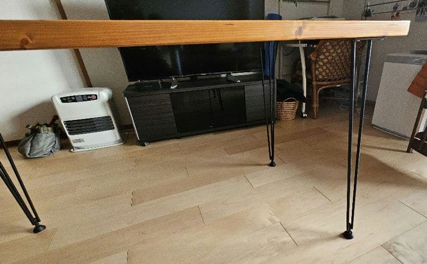 ロウヤ　ダイニングテーブル 120cm×69cm　作業台としても♪【値下交渉可】