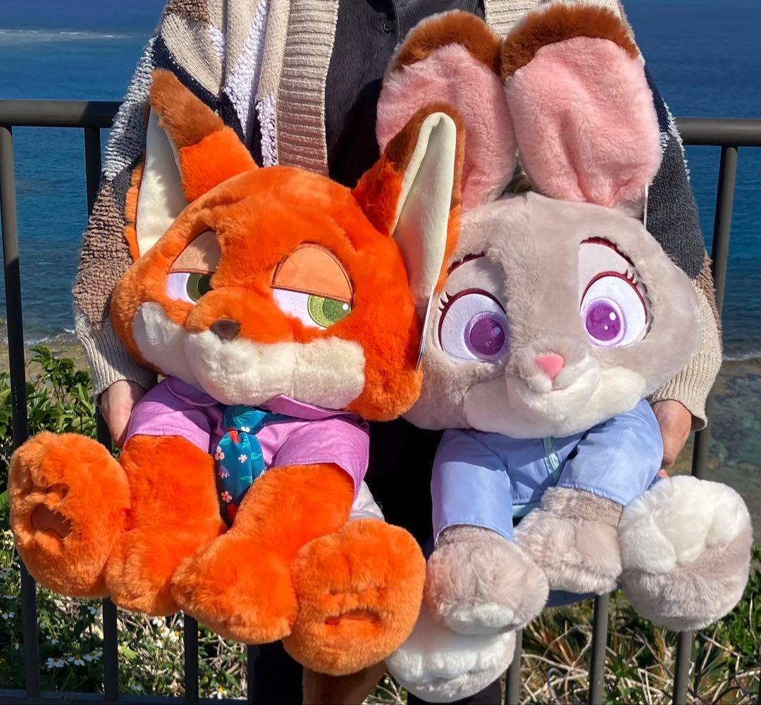 【1/24購入】ズートピア2 ジュディ ニック ぬいぐるみ　コストコブランケット ズートピア2 ジュディ ニック ぬいぐるみ コストコ ブランケット付き