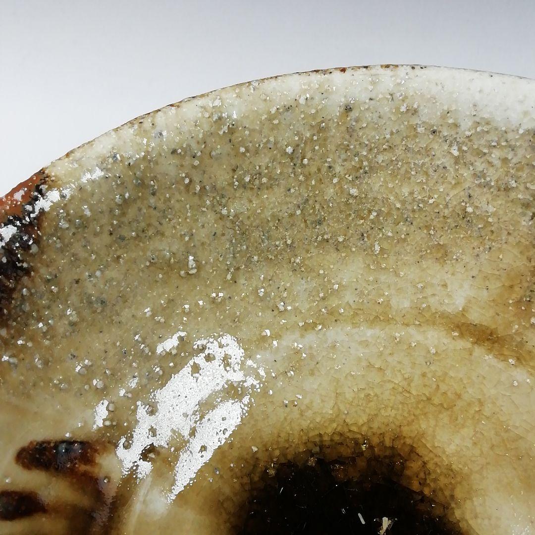 T15 茶碗 『美濃伊賀 茶碗』『ガンジャラ窯 高森鵬翔』 共箱 抹茶碗