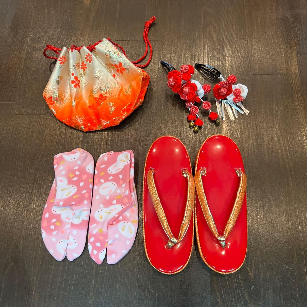 専用 お着物のみ アンティーク 逸品 七五三 三歳 着物 被布