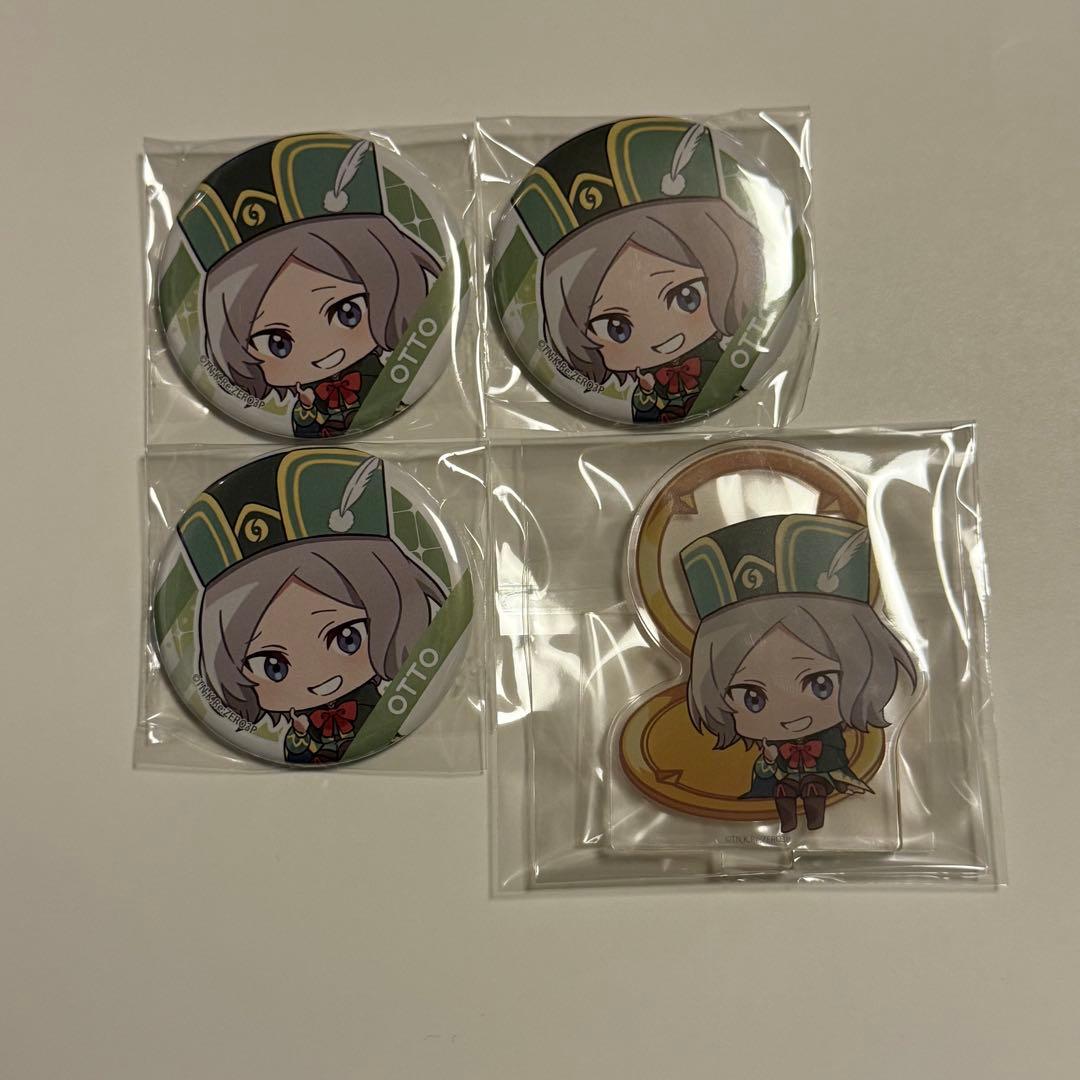Re:ゼロから始める異世界生活　オットー　缶バッジ リゼロ オットー 缶バッジ リゼロ オットー 缶バッジ Amazon.co.jp