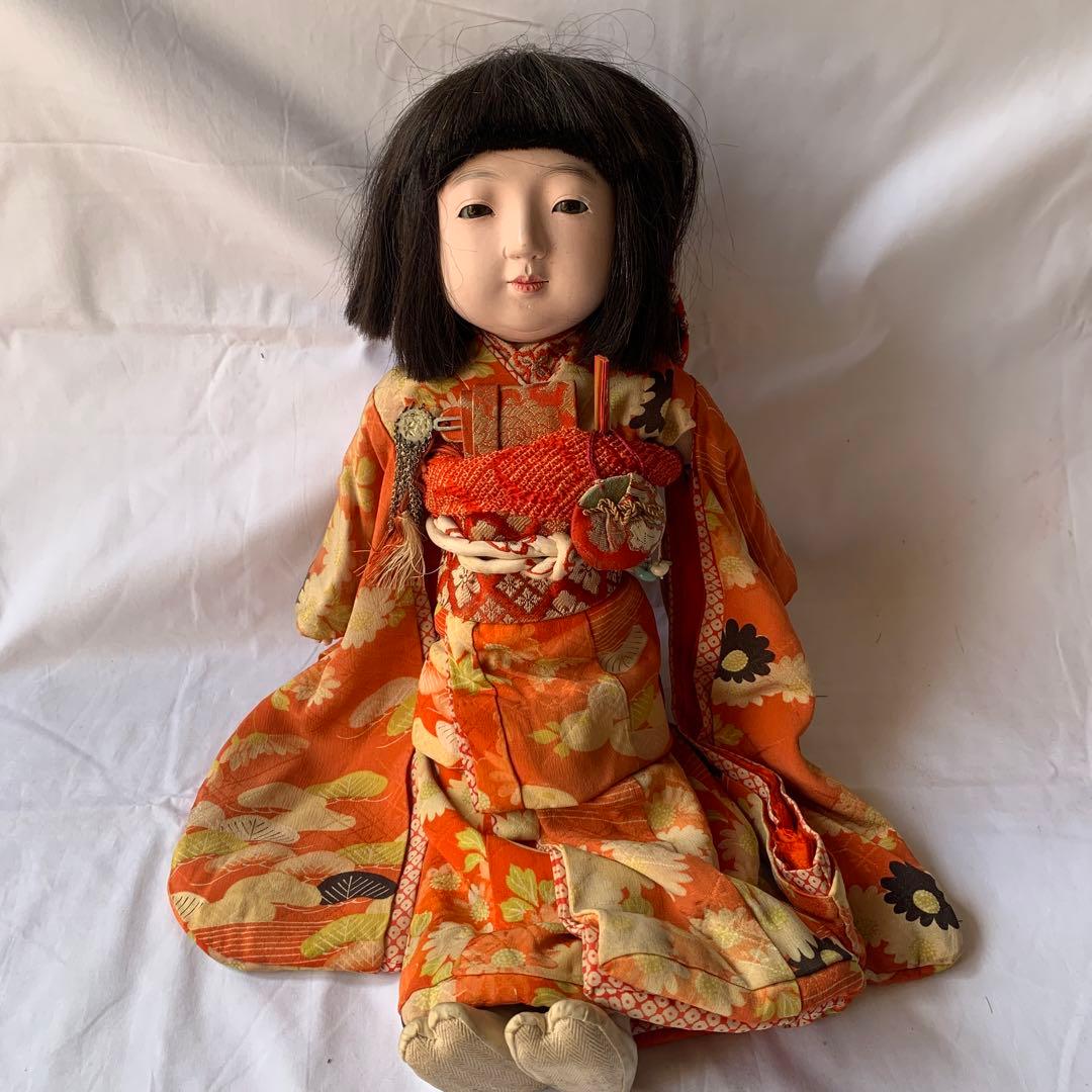 アンティーク 市松人形 徳山 40cm - メルカリ