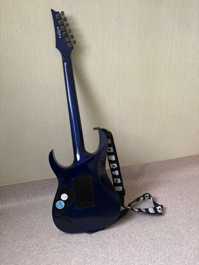 Ibanez エレキギター ダークブルー ストラップ付き 極美品・動作確認