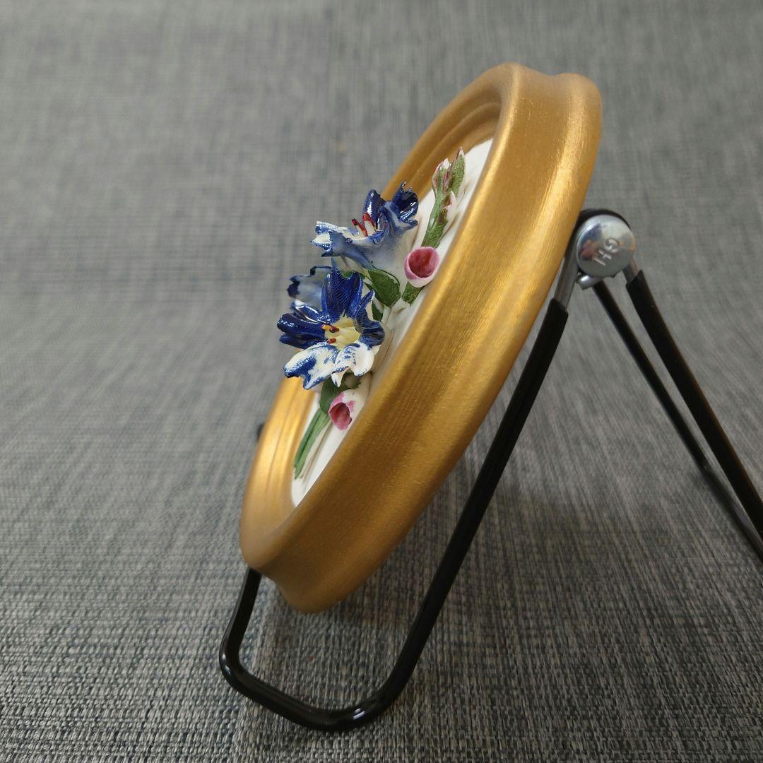 capodimonteカポディモンテ陶花花壁掛けイタリア製