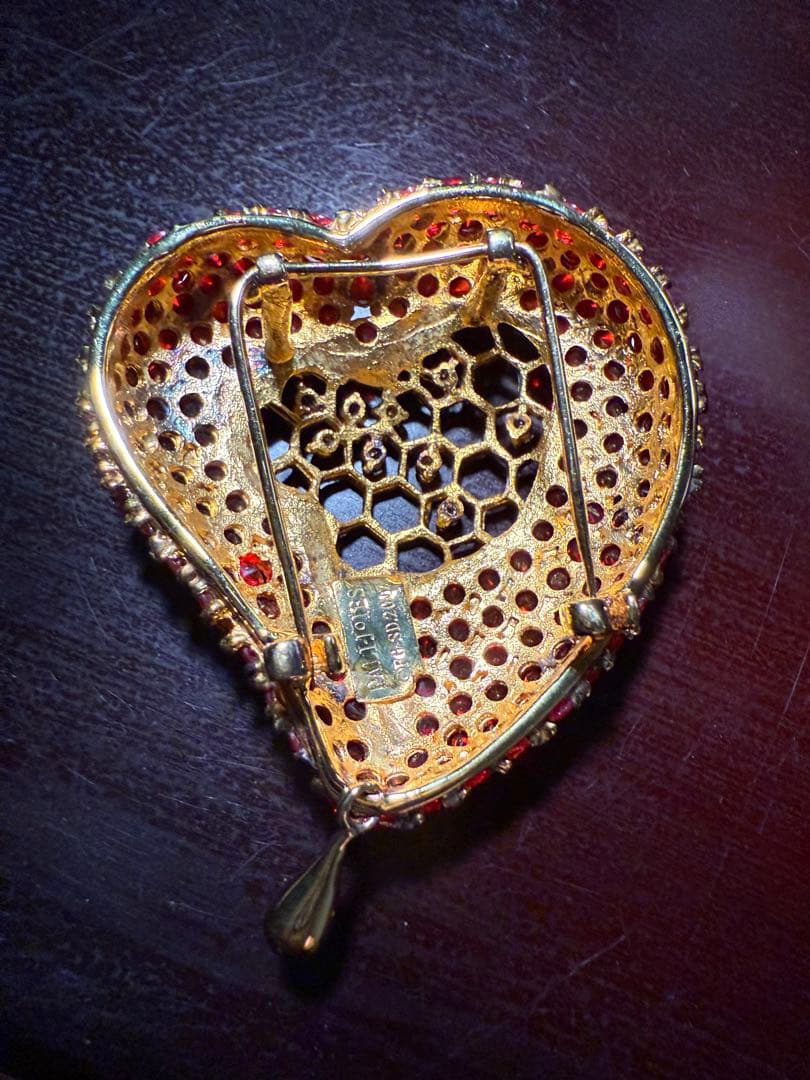 レア DALI JOIES ダリミュージアムレプリカ ハート型ブローチ
