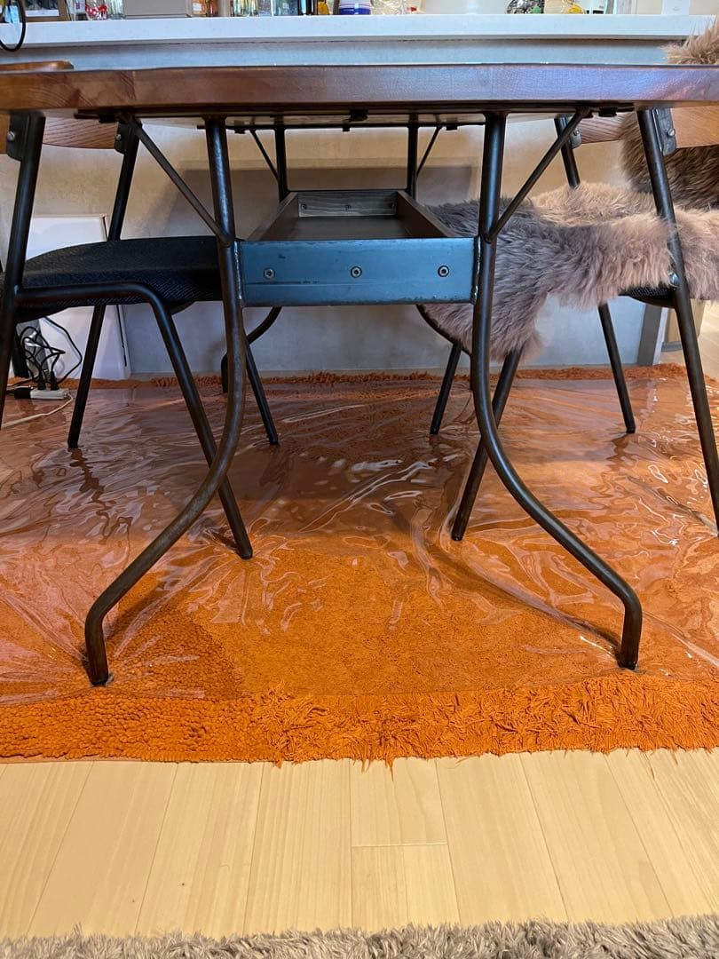 極美品　アデペシュ　WARM LD table 変更前仕マット付き