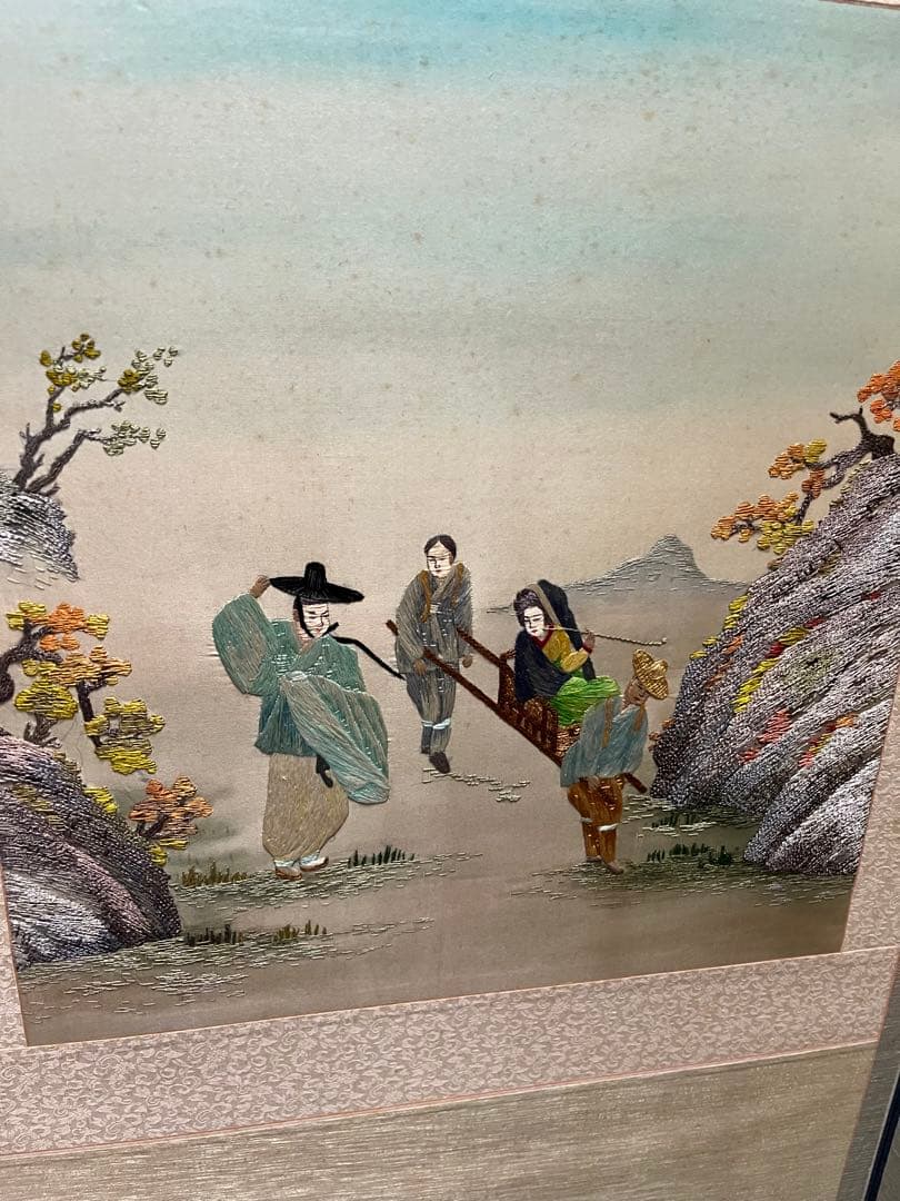 韓国の屏風について – ArtinKo 韓国 刺繍 パーテーション 六折 屏風