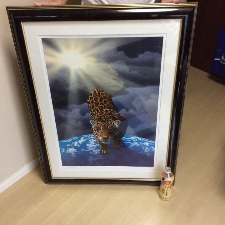 シム シメール 絵画 中古品 シム・シメール 『生命の謳』 214/300