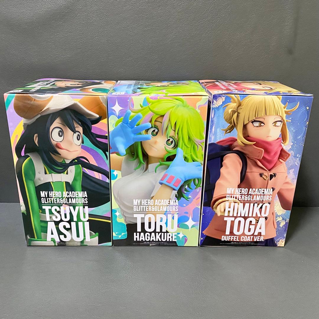 ヒロアカ 蛙吹梅雨 葉隠透 トガヒミコ フィギュア 3点セット - メルカリ