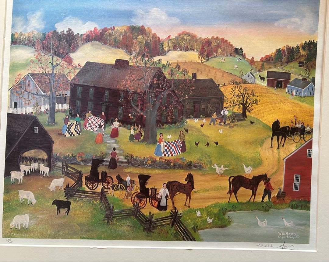 ウィルモーゼス ビンテージ リトグラフ