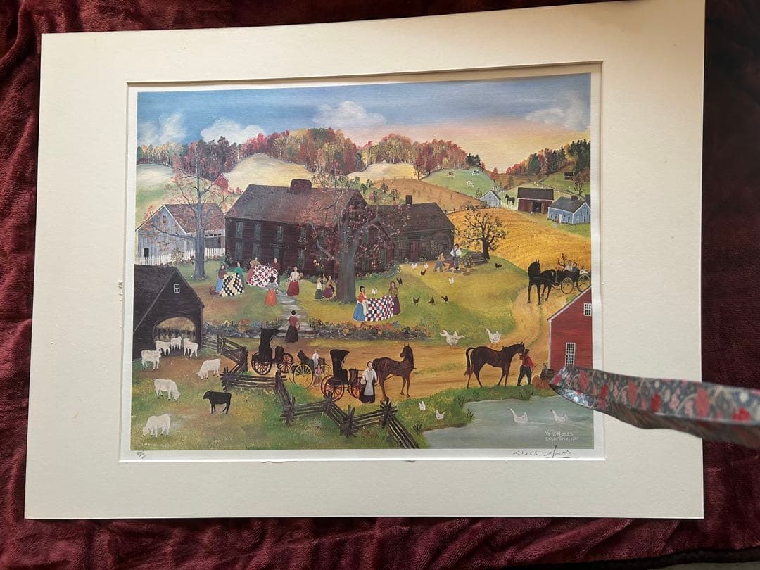 ウィルモーゼス ビンテージ リトグラフ