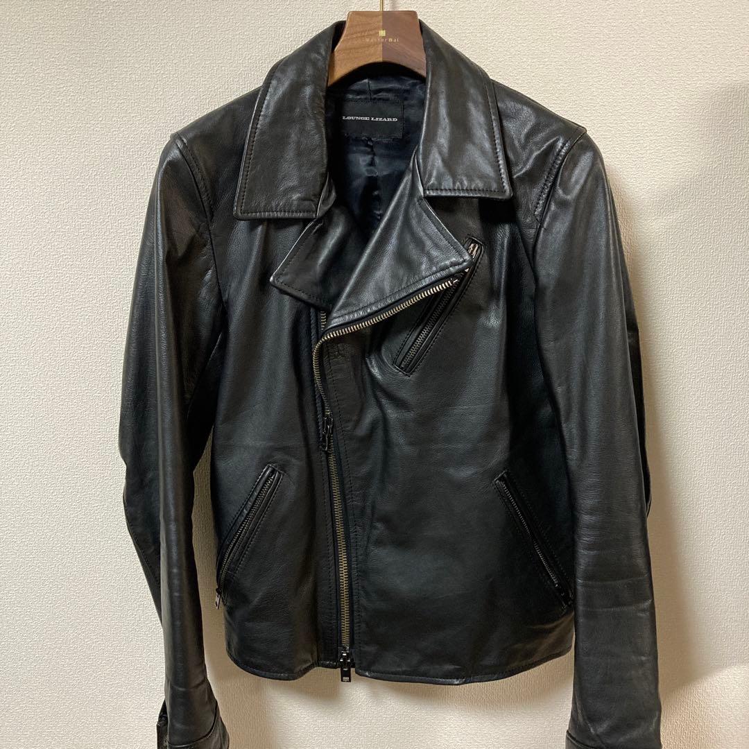 LOUNGE LIZARD レザーダブルライダースジャケット - メルカリ