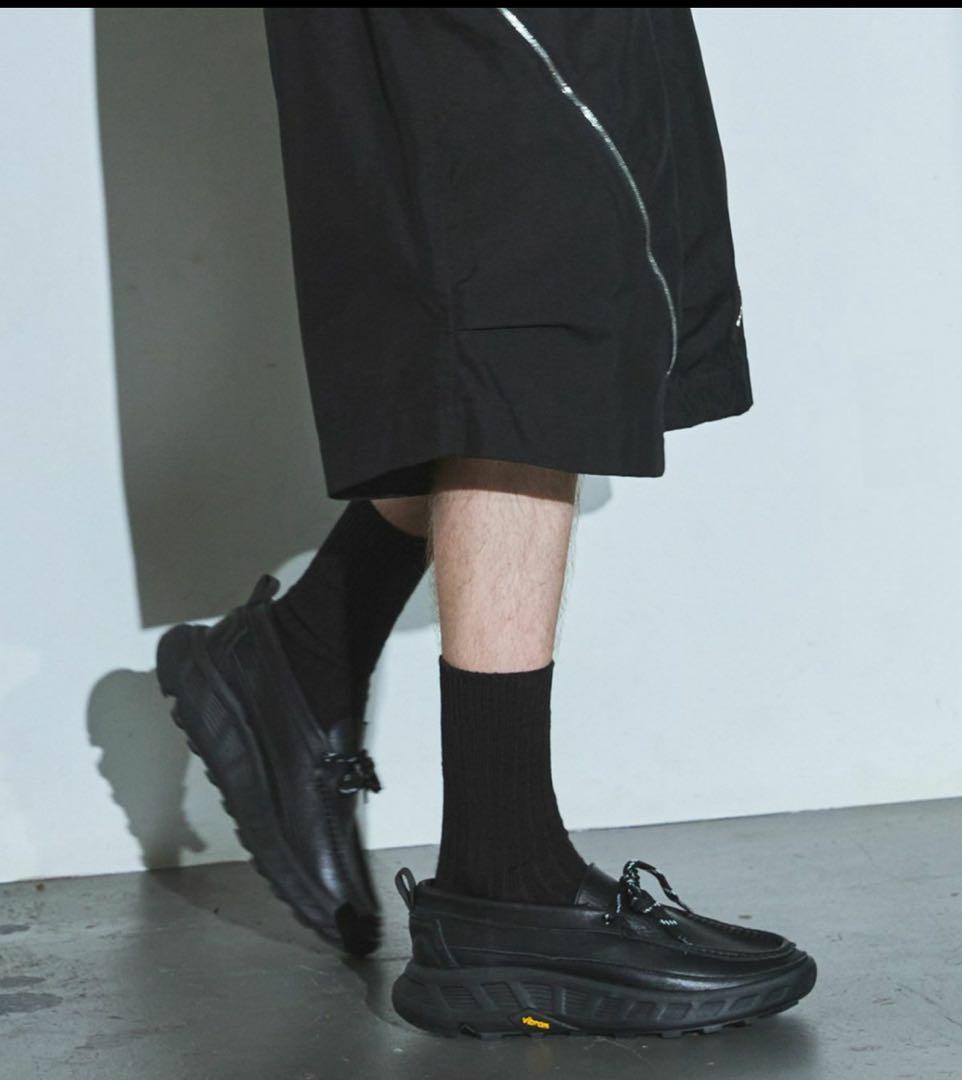 VIBRAM×OPENING ACT ボリュームリアルレザーモカシンスニーカー