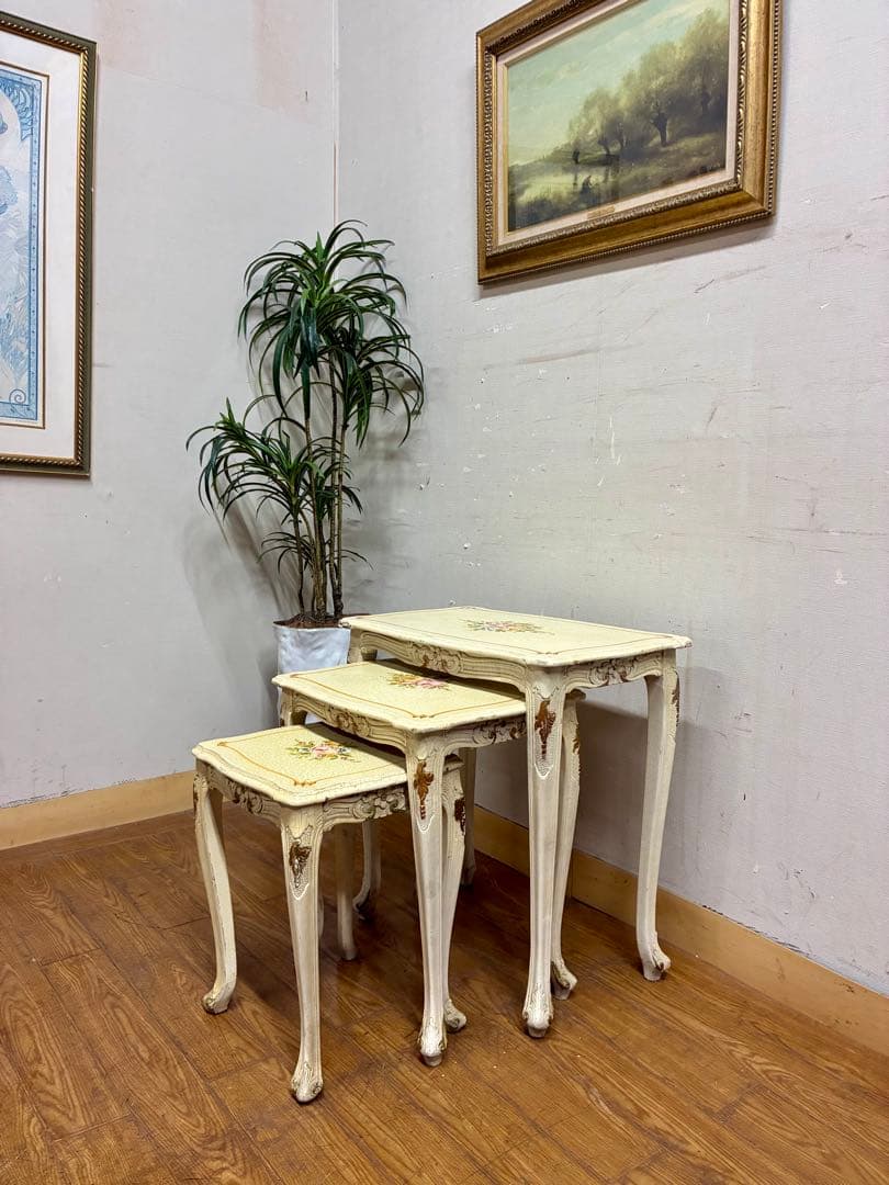 ハルボン様専用☆管403☆イタリア製☆ロココ調☆姫系☆ヒビ