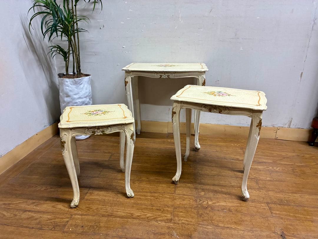 ハルボン様専用☆管403☆イタリア製☆ロココ調☆姫系☆ヒビ