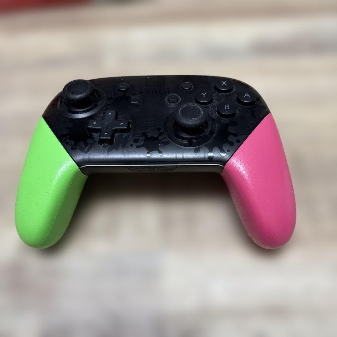 Nintendo Switch 本体 グレー　スプラトゥーンProコンセット