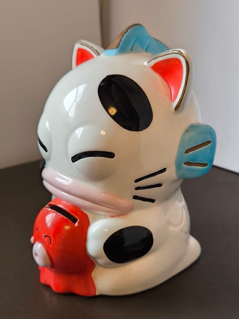 はんぎょどん 忍者もんじゃ貯金箱 招き猫 まねきバンク サンリオ昭和