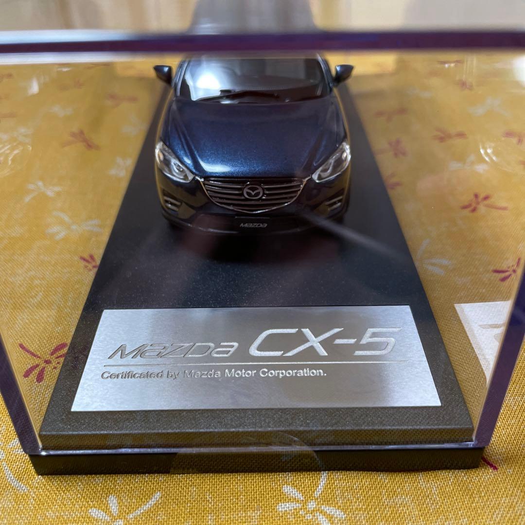 MAZDA モデルカー cx−5 ディープクリスタルブルーマイカ　2015