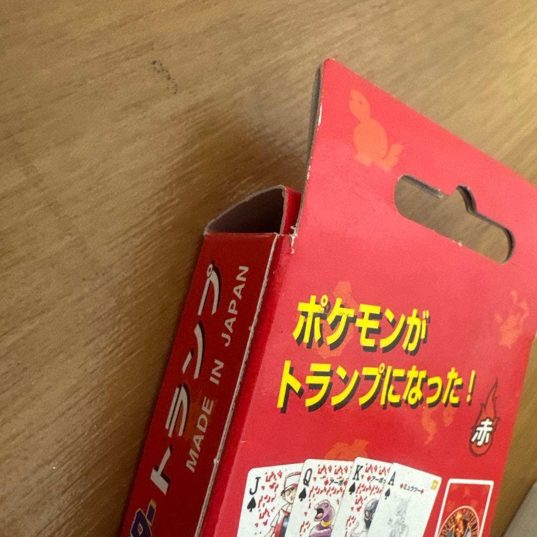 【レア・希少】初代 ポケモン ポケットモンスター トランプ　赤　未使用