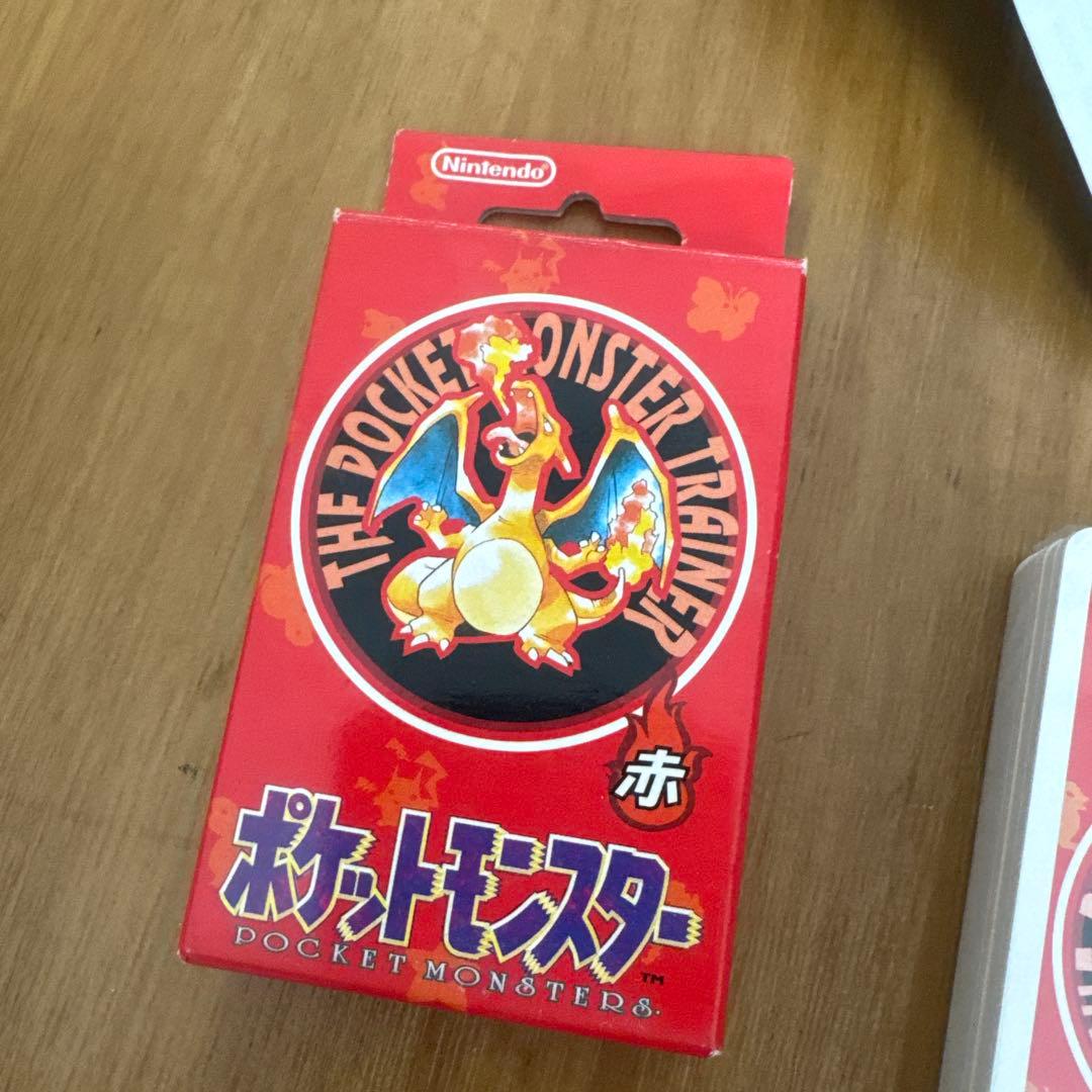 【レア・希少】初代 ポケモン ポケットモンスター トランプ　赤　未使用