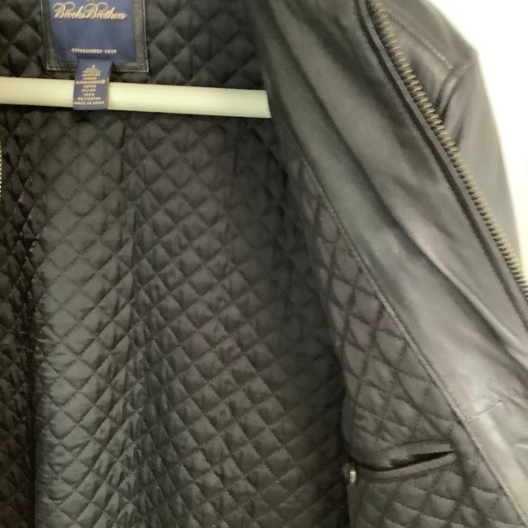 売切り】極美品 ブルックスブラザーズ レザー 羊革 シングル