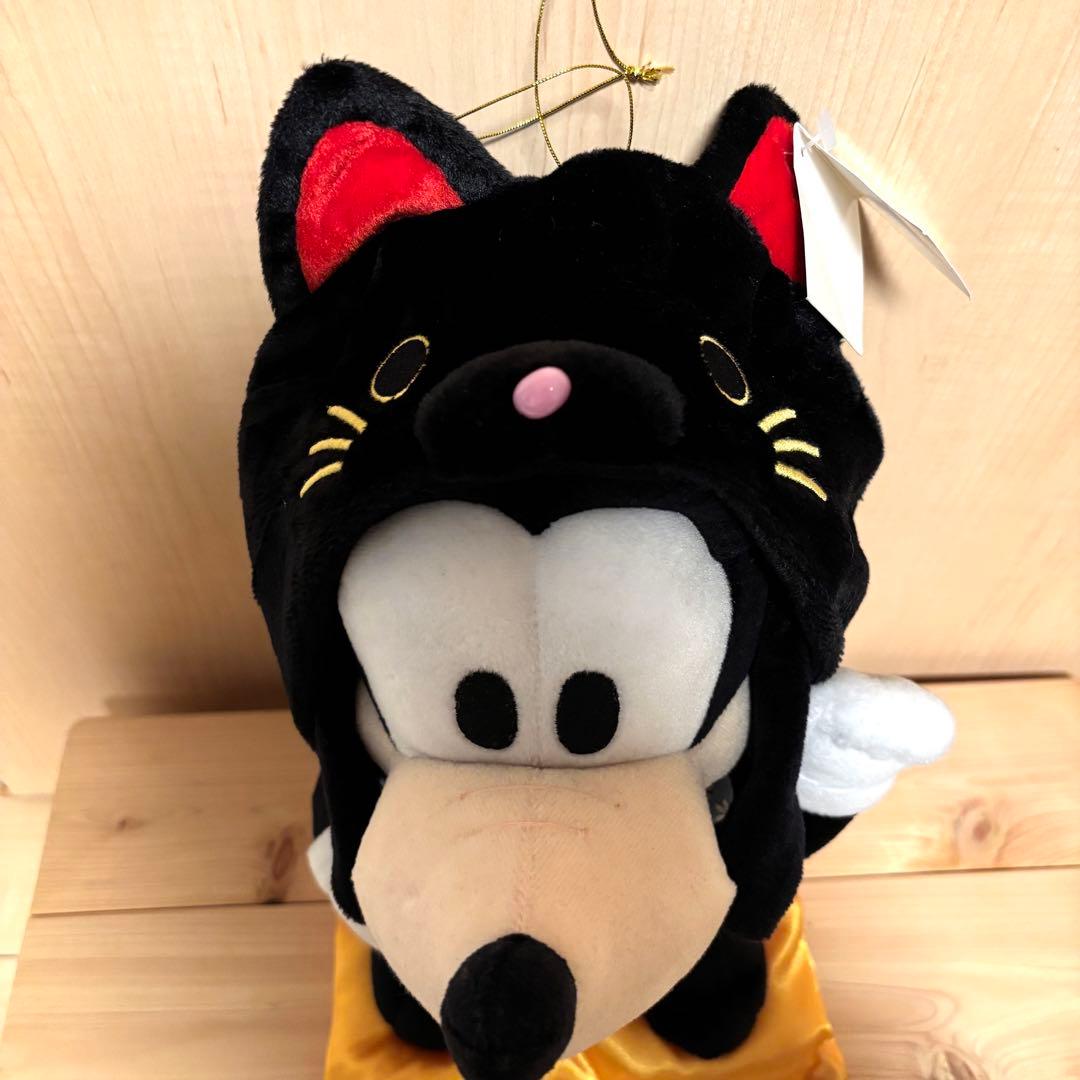 ディズニーベビー　グーフィー　招き猫　クロネコ