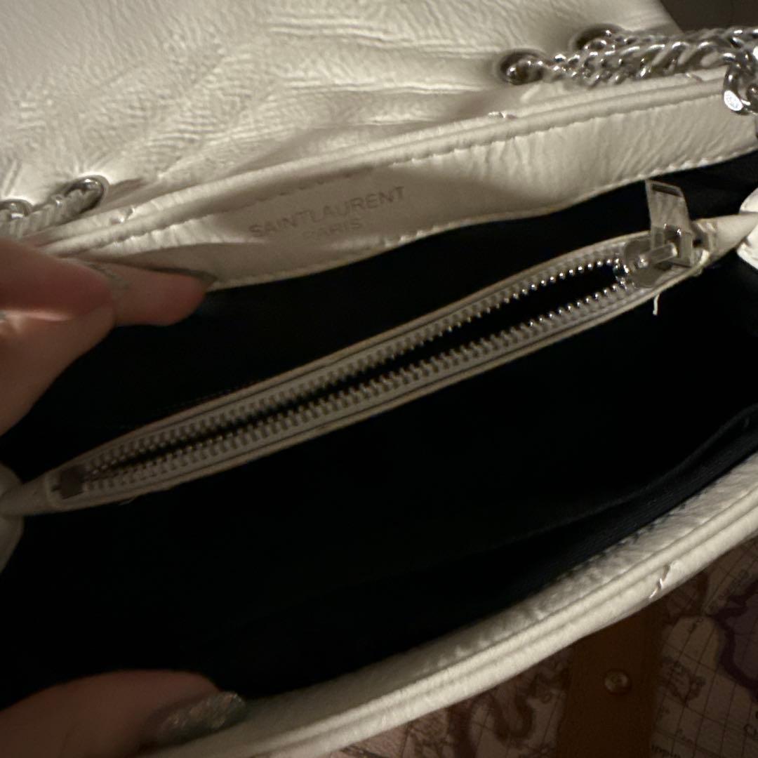 ホワイト【ハンドバッグ】ショルダーバッグ