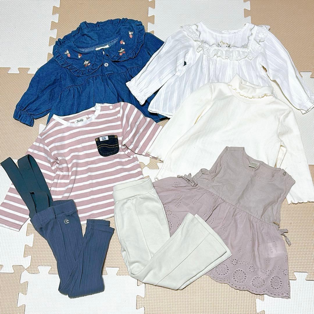 【ひなた】女の子 子供服 まとめ売り 43点 90cm 95cm