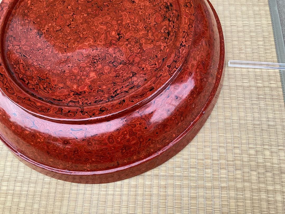 会津塗 こね鉢 研ぎ出し 高級品 そば打ち道具 売り切り (検) 津軽塗 若狭塗