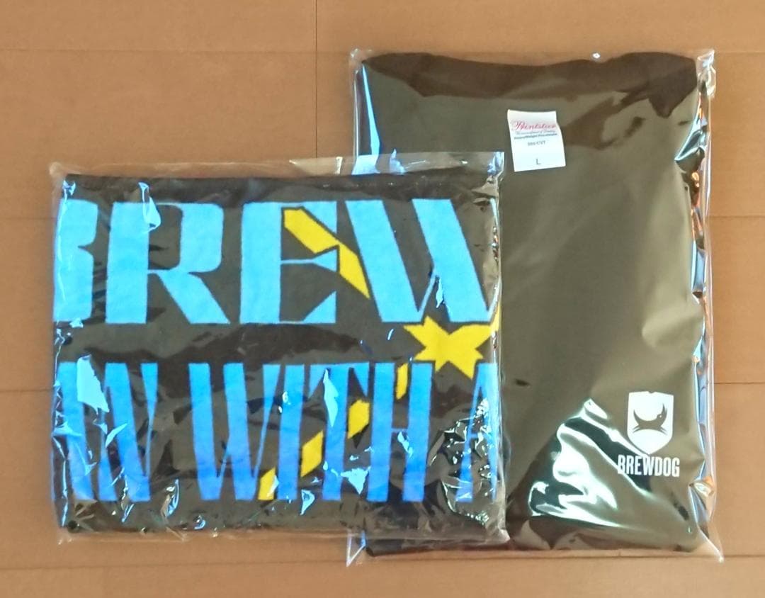 未使用】BREWDOG × マンウィズアミッション Tシャツ タオルセット