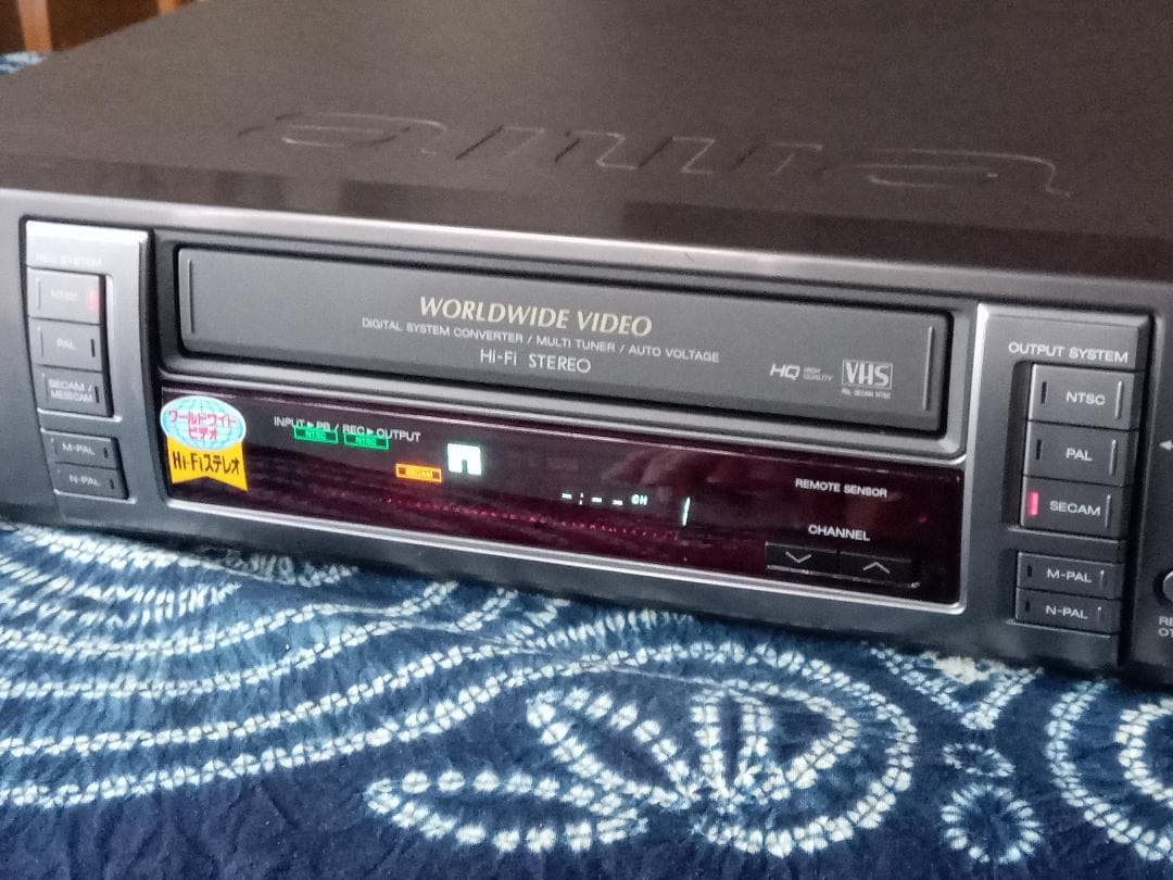 ジャンクですが美品】ワールドワイドビデオ aiwa HV-MX100VHS アイワ