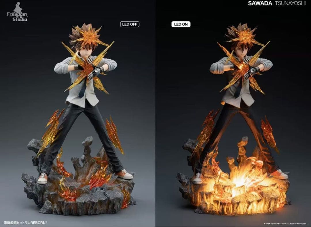 家庭教師ヒットマンREBORN! 沢田綱吉 ガレージキット ガレキ スタチュー⑤