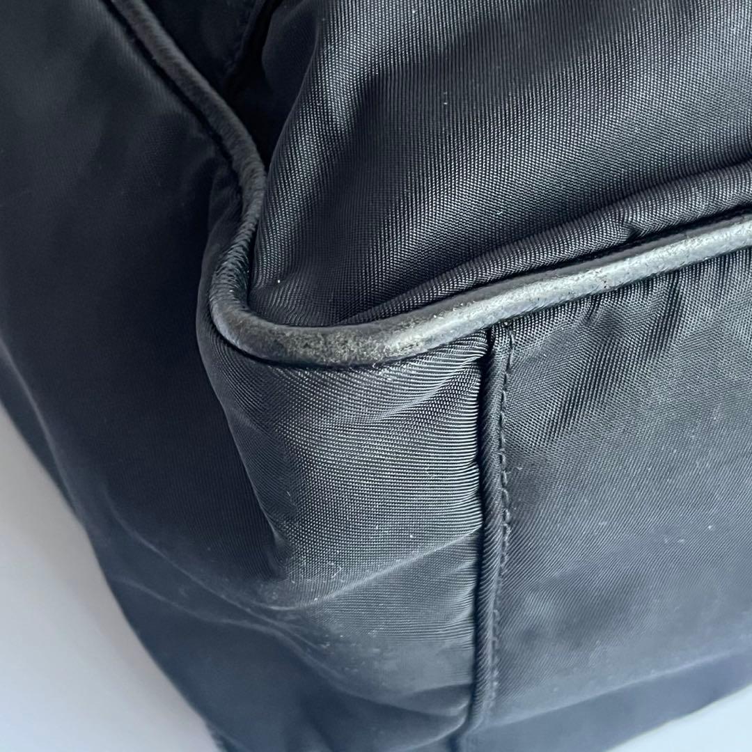 ✨️極美品✨️ PRADA ビジネスバッグ　ハンドバッグ　ナイロン　レザー　黒