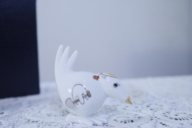 ◇Meissen マイセン コミックバード2体セット フィギュリン 置物 陶器