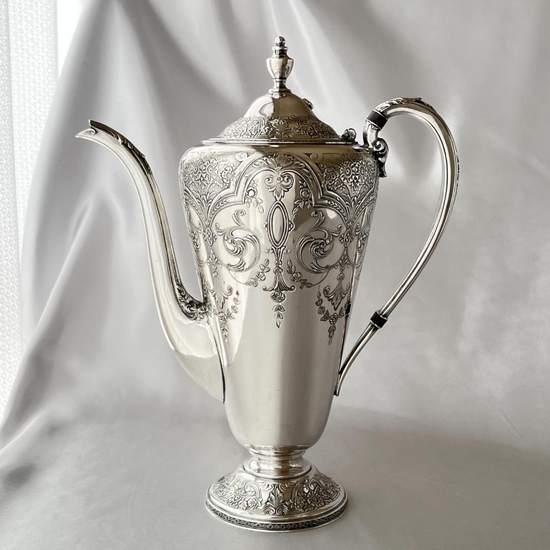 Wilcox】 コーヒーセット 3点【シルバープレート】