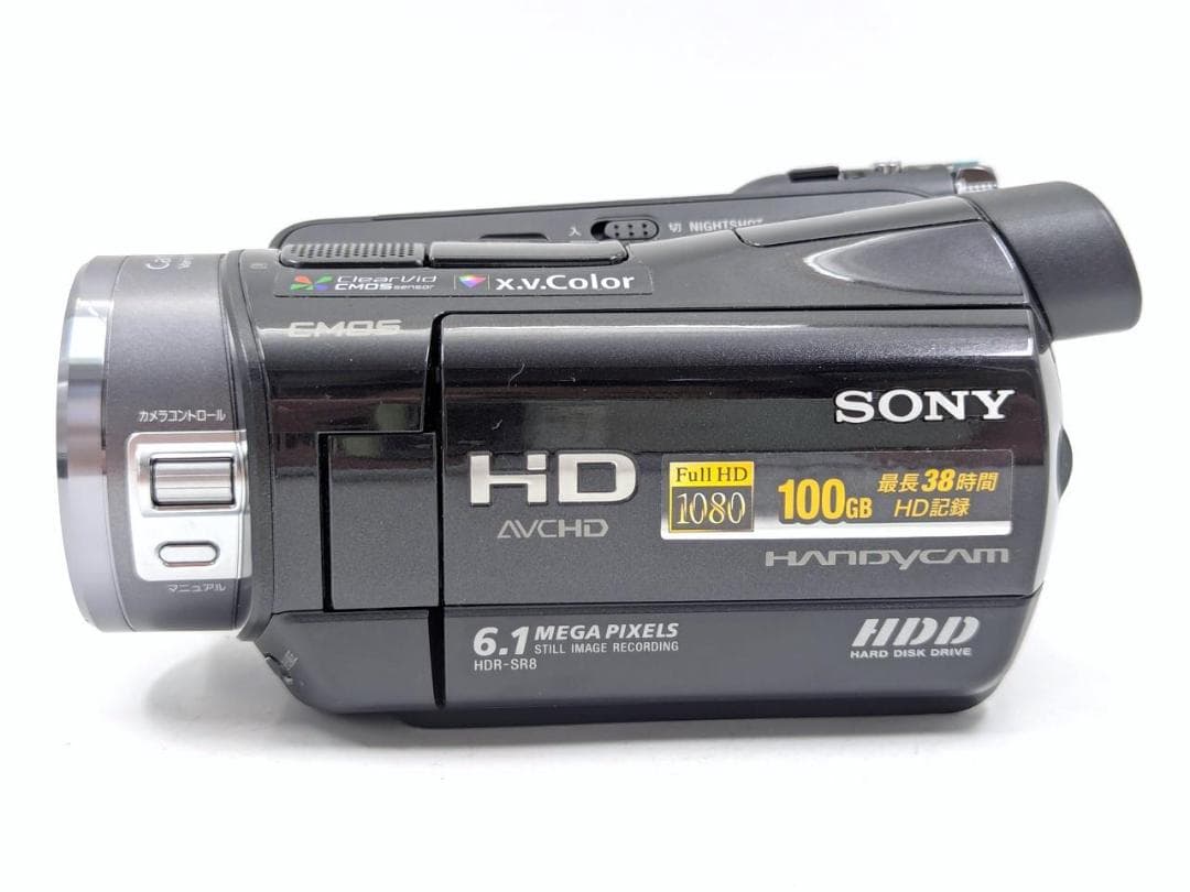 フルハイビジョン録画可能！SONY ビデオカメラ HDR-SR8